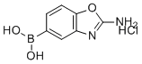 structure of CAS# 1224844-65-8, (2-氨基苯并[d]恶唑-5-基)硼酸盐酸盐