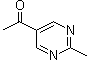 1-(2-甲基嘧啶-5-基)乙酮分子结构 (CAS 1225223-42-6)