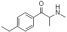 1-(4-乙基苯基)-2-(甲基氨基)-1-丙酮分子结构 (CAS 1225622-14-9)