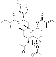 Ajugamarin G 1分子结构 (CAS 122587-83-1)