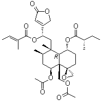 Ajugamarin H 1分子结构 (CAS 122616-88-0)