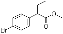 4-溴-alpha-乙基苯乙酸甲酯分子结构 (CAS 1226228-17-6)