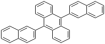 9,10-二(2-萘基)蒽分子结构 (CAS 122648-99-1)