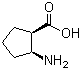 structure of CAS# 122672-46-2, (1R,2S)-2-Aminocyclopentanecarboxylic acid