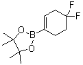 4,4-二氟环己烯-1-硼酸频哪醇酯分子结构 (CAS 1227068-84-9)