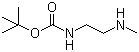2-(甲基氨基)乙基氨基甲酸叔丁酯分子结构 (CAS 122734-32-1)