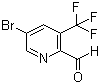 5-溴-3-(三氟甲基)吡啶-2-甲醛分子结构 (CAS 1227489-83-9)