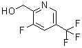 3-氟-5-(三氟甲基)-2-吡啶甲醇分子结构 (CAS 1227515-52-7)