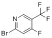 structure of CAS# 1227565-58-3, 2-溴-4-氟-5-(三氟甲基)吡啶