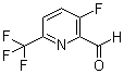 3-氟-6-(三氟甲基)-2-吡啶甲醛分子结构 (CAS 1227585-11-6)