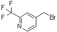 4-(溴甲基)-2-(三氟甲基)吡啶分子结构 (CAS 1227585-56-9)