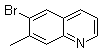 6-溴-7-甲基喹啉分子结构 (CAS 122759-89-1)