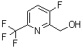 3-氟-6-(三氟甲基)-2-吡啶甲醇分子结构 (CAS 1227601-29-7)