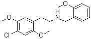 4-氯-2,5-二甲氧基-N-[(2-甲氧基苯基)甲基]苯乙胺分子结构 (CAS 1227608-02-7)