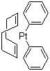 structure of CAS# 12277-88-2, 二苯基(1,5-环辛二烯)铂(II)