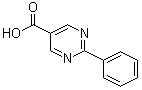 structure of CAS# 122773-97-1, 2-Phenyl-5-pyrimidinecarboxylic acid