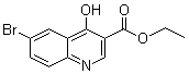 Ethyl 6-bromo-4-hydroxyquinoline-3-carboxylate molecular structure (CAS 122794-99-4)