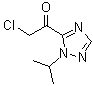 2-氯-1-[1-异丙基-1H-1,2,4-三唑-5-基]乙酮分子结构 (CAS 1227958-34-0)