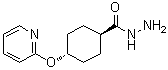 反式-4-[(吡啶-2-基)氧基]环己烷甲酰肼分子结构 (CAS 1228087-48-6)
