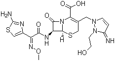 头孢噻利分子结构 (CAS 122841-10-5)