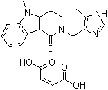 马来酸阿洛司琼分子结构 (CAS 122852-43-1)