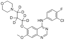 吉非替尼-d6分子结构 (CAS 1228664-49-0)