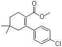 2-(4-氯苯基)-4,4-二甲基环己-1-烯-1-羧酸甲酯分子结构 (CAS 1228780-49-1)