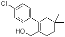 structure of CAS# 1228780-51-5, [2-(4-氯苯基)-4,4-二甲基环己-1-烯基]甲醇