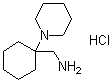 1-(1-哌啶基)环己烷甲胺盐酸盐分子结构 (CAS 1228878-93-0)
