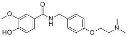 CAS # 122892-46-0, Itopride Impurity 9, N-(4-(2-(Dimethylamino)ethoxy)benzyl)-4-hydroxy-3-methoxybenzamide