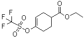 structure of CAS# 122948-57-6, 4-((Trifluoromethanesulfonyl)oxy)-3-cyclohexene-1-carboxylic acid ethyl ester