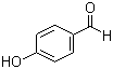 structure of CAS# 123-08-0, p-Hydroxybenzaldehyde