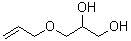 structure of CAS# 123-34-2, 3-(Allyloxy)-1,2-propanediol