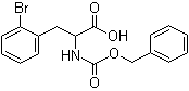 structure of CAS# 123098-44-2, 2-溴-N-[苄氧羰基]-DL-苯丙氨酸