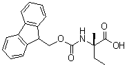 N-[(9H-芴-9-基甲氧基)羰基]-D-异缬氨酸分子结构 (CAS 1231709-22-0)