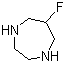 6-氟-1,4-二氮杂环庚烷分子结构 (CAS 123187-94-0)