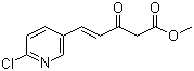 structure of CAS# 1233055-23-6, 5-(6-氯-3-吡啶基)-3-氧代-4-戊烯酸甲酯