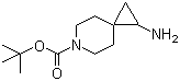 1-氨基-6-氮杂螺[2.5]辛烷-6-羧酸叔丁酯分子结构 (CAS 1233323-55-1)