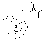 structure of CAS# 123333-45-9, 双[1,3-双(二异丙基膦)丙烷]钯