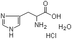 DL-组氨酸盐酸盐一水物分子结构 (CAS 123333-71-1)