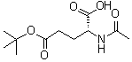 N-乙酰基-D-谷氨酸 5-叔丁基酯分子结构 (CAS 1233495-04-9)