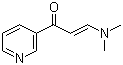 (E)-3-(二甲基氨基)-1-(吡啶-3-基)丙-2-烯-1-酮分子结构 (CAS 123367-26-0)