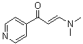 (E)-3-(二甲基氨基)-1-(吡啶-4-基)丙-2-烯-1-酮分子结构 (CAS 123367-27-1)