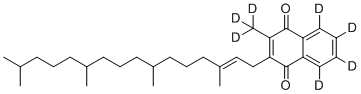 structure of CAS# 1233937-39-7, 维他命K1-d7