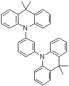 10,10'-(1,3-亚苯基)双[9,10-二氢-9,9-二甲基吖啶]分子结构 (CAS 1233947-20-0)