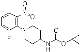 (1-(2-氟-6-硝基苯基)哌啶-4-基)氨基甲酸叔丁酯分子结构 (CAS 1233951-67-1)