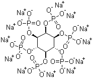 植酸钠分子结构 (CAS 123408-98-0)