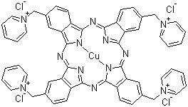 structure of CAS# 123439-83-8, 阿尔新蓝吡啶变体