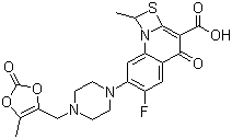 普卢利沙星分子结构 (CAS 123447-62-1)