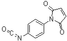 structure of CAS# 123457-83-0, 4-马来酰亚胺基苯基异氰酸酯